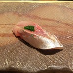 鮨 さいとう - （2016/6）出水の根つき鯵