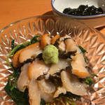 串焼き GoZZo - 下田のサザエの刺身 肝和え醤油で【絶品】