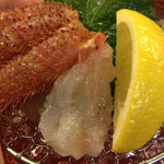 五島丸 - 毛ガニの刺身