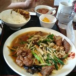 レバニラ定食 kei楽 - 