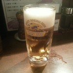 東京らーめん えいふく町 - 生ビール