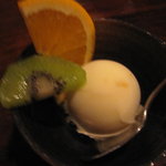 串揚げひょうたん - 柚子シャーベット