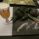 旬菜 おぐら家 - 鮎ビール