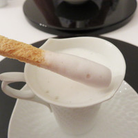 ラ・シャンブル幟町茶寮 - 新生姜のスープ。
                  