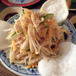 Betonamugohan Chirindou - 蓮の茎のサラダ(750円)