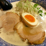 かしや - 2015/3/3 ようやくありつけた「濃厚とんこつラーメン」。