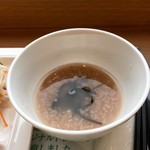 スーパーホテル - 奈良らしく茶粥もありました