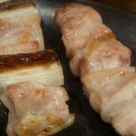 炭焼処串侍 - ももとねぎま