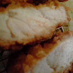 とんかつ山脈 - ロースかつアップです。　なかなかイケます。