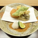 天神橋 青木 - 毛蟹のてんぷら