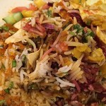 最後は全部を混ぜ混ぜしていただきました