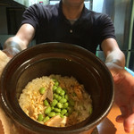 串焼き GoZZo - 豆御飯！【名物】