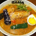 カリー＆カフェ SAMA - レモンバジルフランク　さわやかなお味　でも濃厚スープ