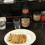 長浜ラーメン 風び - 餃子とビール