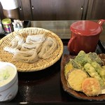 そば茶屋 極楽坊 - 野菜天ざる