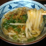 丸亀製麺 - 釜玉うどん(大盛)