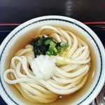 がいな奴 -  ぶっかけ 210円   よく冷えた太麺でもちもちコシがありダシはさっぱりでうまい。 