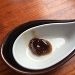ぎやまん亭 - ニンニクの醤油漬け（テーブルセット）