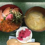 Oshokujidokoro Kaishin - ミニサーモンいくら丼