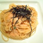 753cafe - ｶﾌｪ753●明太子ｽﾊﾟｹﾞﾃｨｰ(ｻﾗﾀﾞ付)