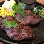 ワンカル食堂 - ハラミステーキ(180g)d(￣、 ￣)¥1220円