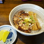 拉麺太极 - メンマチャーシューミニ丼（2016年6月27日）