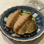 鮨 まつもと - あわび刺し　　
      2016.05