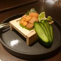 炭焼きステーキとワインobiobi - 板ウニ