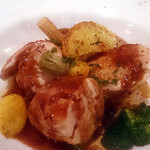 ビストロコバ - ピラフを詰めたキンソウ鳥のロースト