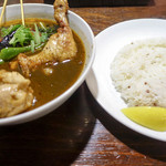 スープカリー スアゲ プラス - カレーセット