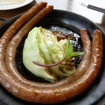 ビアホフ ガンバリウス - ロングガーリックソーセージとキャベツのオーブン焼き(2016年)