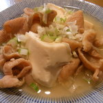 もつ焼き じんちゃん - 煮込み豆腐（'10/10）
