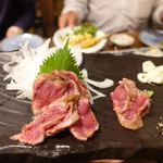 大衆馬肉酒場　冨士山 - 生ハラミ　炙り焼き　980円＋税