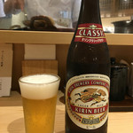 Tonkatsu Suzuki - 瓶ビールはキリンラガー 560円