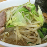 味濱家 山二ツ店 - 味濱家ラーメン味極め、野菜トッピング
