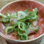 あなぐま亭 - 甘エビの和え物。