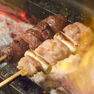 Charcoal-grilled Daisen chicken yakitori