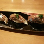 鮨 大門 - 追加 鯵握り