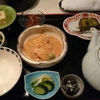 ワノフ - ５月の鯛茶漬け
                予めデザートがセットされる様になりました…