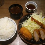 はしや - 盛り合わせ定食680円