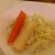 シャミアナ - 料理写真:キャベツのサラダにピクルス。撮影する前に人参を1本食べてしまいました。