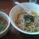 麺屋 菜々兵衛 - 【2010年10月】⑥つけ麺(200ｇと煮玉子半個）　＠750円です。