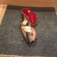 鮨 山沖 - 小肌とカツオ