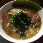 ラーメン ヤスオ - ラうどん（太麺） 130グラム　ショウガ 700円