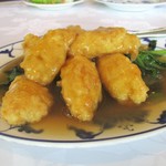 Fook Yuen Seafood Restaurant - 揚げ豆腐の炒め物