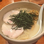 臥龍 - 冷やし軍鶏白湯麺 わさび風味