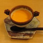 Restaurant 幹 - パプリカの冷製ポタージュ(2016.05)