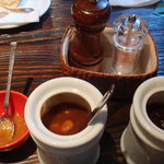 夢浪漫 - ソース３種類＆岩塩＆ブラックペッパー