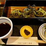 伊藤久右衛門 - 【２０１６年６月】抹茶そば(ざる)　