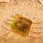 鮨 とかみ - 2016.5.  先付 焼き茄子